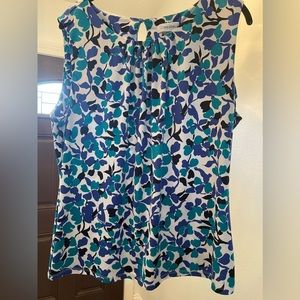 Calvin Klein xl ladies sleeveless blouse/shell